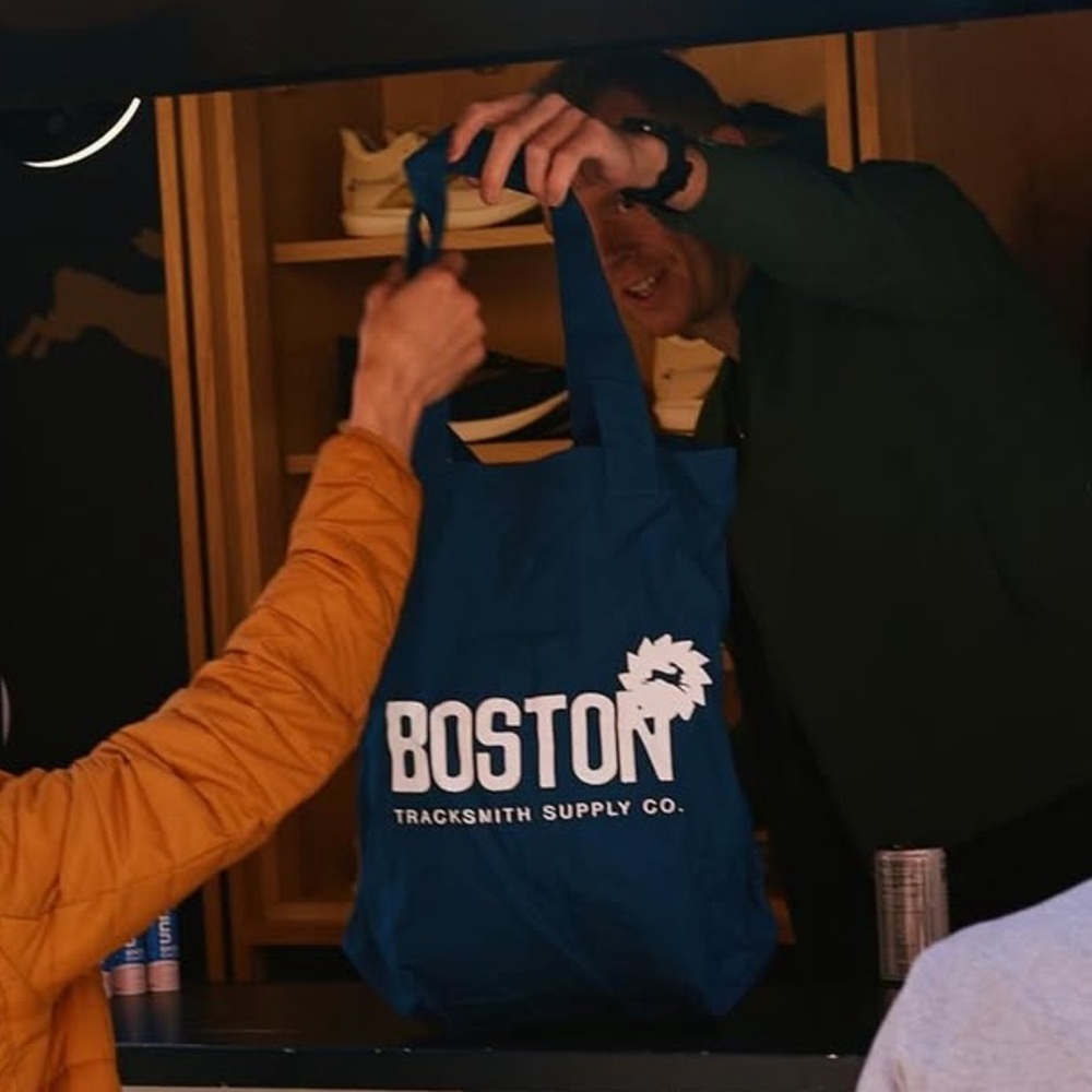 Tracksmith Boston Marathon 2025 Tote Bag